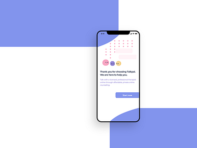 Counseling app design concept