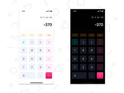 DailyUI 004: Calculator