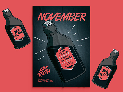 Bad Tooth Poster Collection | pt. 2: November