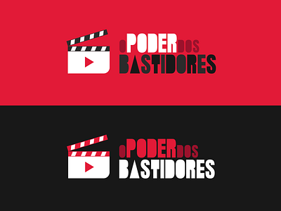 Logo Design - O Poder dos Bastidores branding design illustration lecdt logo logo design red