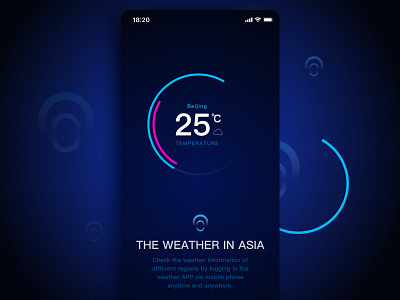 The weather in Asia big data design smart ui user experience research weather app