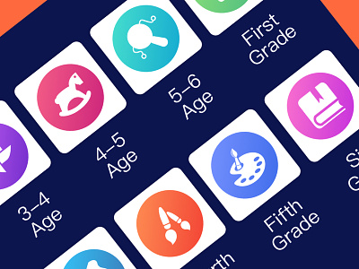 Icon_Grade color design icon icon app ui