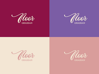 Noor Ghassan beauty fashion influencer logo