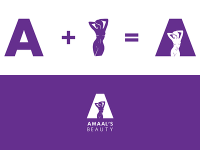 Amaal's Beauty adobe illustrator beauty branding illustration logo vector