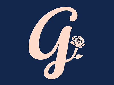 Grazia brand g identity logo rose