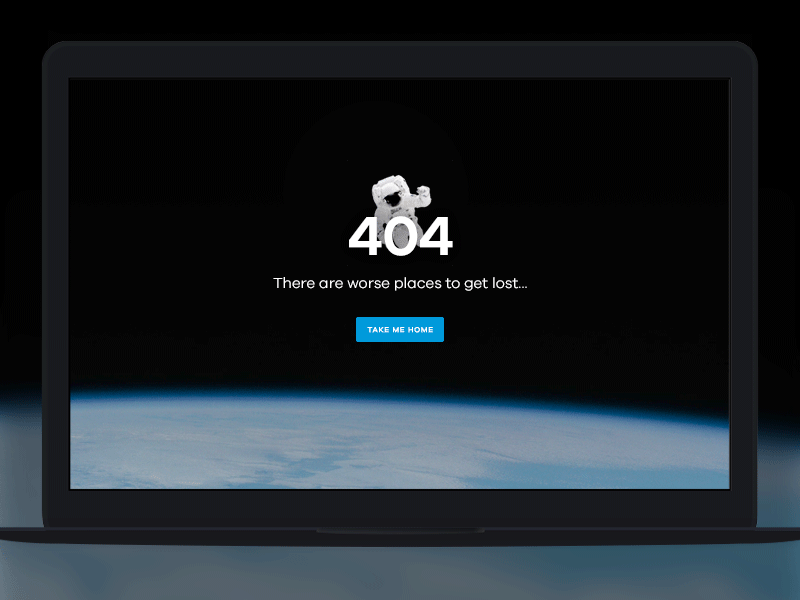 404 Error Web Page 404 404 error 404 error page 404 page animation clever content design copywriting creative design error error 404 experience landing page playful space ux design web web design website