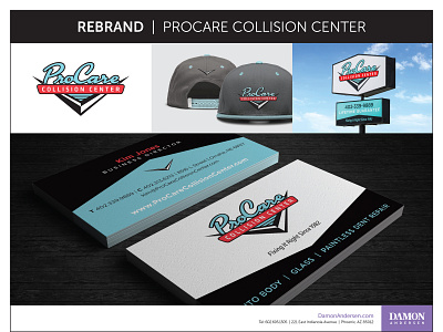 Rebrand - ProCare Collision Center branding design logos