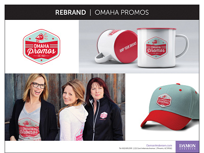 Rebrand - Omaha Promos branding design logos