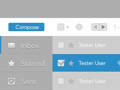 Inbox Shot flat icons inbox minimalism