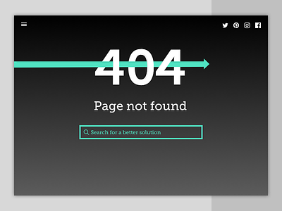 Daily UI #008 - 404 Page 404 daily ui page lost page not found sketch ui ux web app