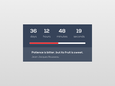 Daily UI #014 - Countdown Timer daily ui time timer ui