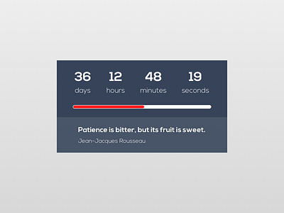 Daily UI #014 - Countdown Timer