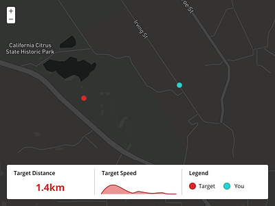 Daily UI #020 - Location Tracker daily ui gis graph location map tracker