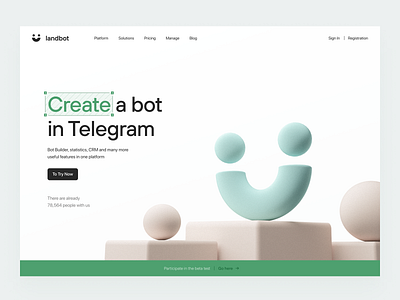 Landbot – UI conception