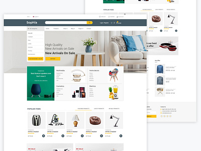 E commerce Landing Page