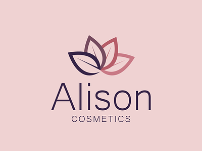 Alison Cosmetics animation brand branding design flat identity logo logo design logochallenge logocore vector