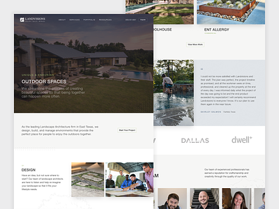 Landscape Architect Website & Branding Concept