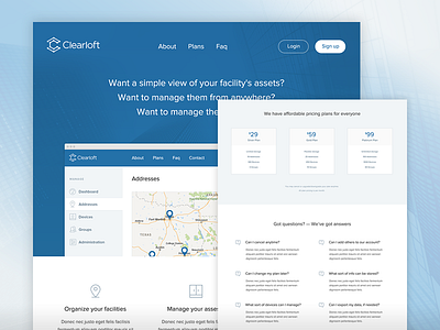 Clearloft Landing Page