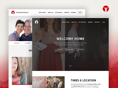 Church Website Design – VWO