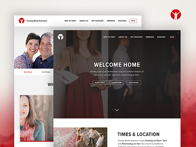 Church Website Design – VWO church church web church web design church website church websites design web website wireframe