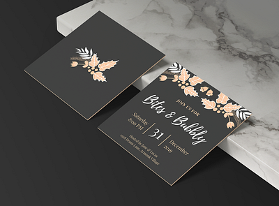 New Year's Eve Party Invitation application bannersnack design graphic design illustration invitation layout print template typography