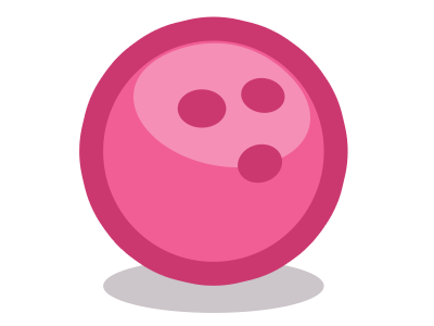 Bowwwle ball basketball bowling bowwwle dribbble leto logo pink