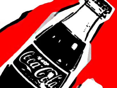 Coca Cola beverage bottle brand coca coke cola illustration poster product