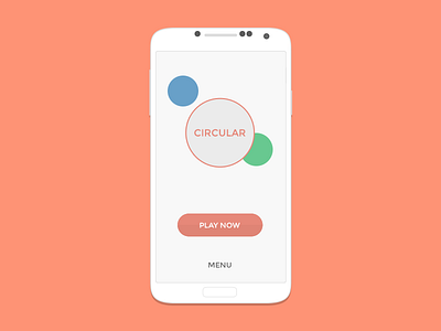 Game Menu android circle dots game menu minimal puzzle s4 samsung simple ui ux
