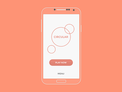Game Menu 2 android app circle circular galaxy game menu minimal s4 samsung ui ux