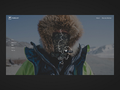 Foundlost—1010 adventure expediton foundlost interaction itinerary map outdoors route track ui web
