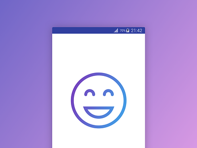 Hyoh! android app emoji gradient haha happy laughter line icon lol mobile play store smile