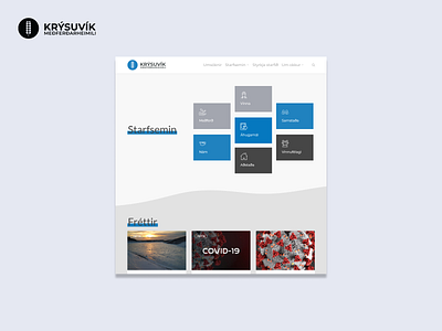 Krýsuvík branding design illustration logo ui wordpress