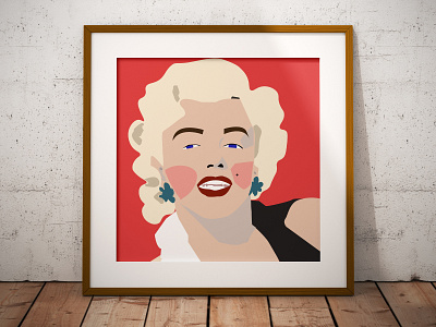 Marilyn Monroe digital illustration