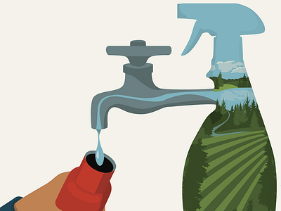 Our Drinking Water illustration vector art