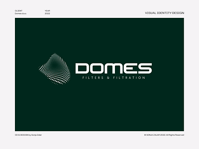 Visual identity design for Domes Ltd.