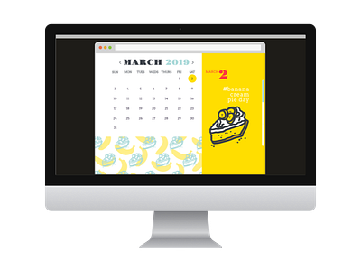 National Day Calendar- Responsive Concept App branding design digital illustration illustration pattern design ui ux vector web