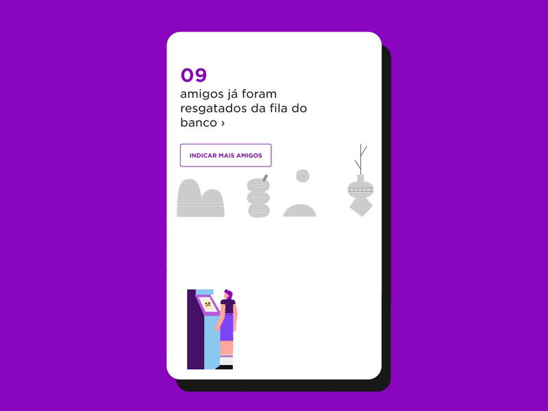 Nubank MGM Dashboard 02 app branding design illustration lottie lottiefiles motion motion design nubank product design ui ux