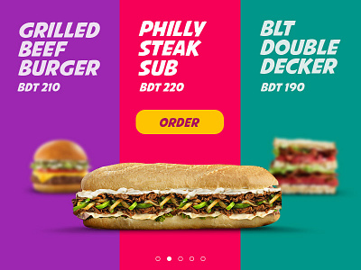 Takeaway App UI Concept fast food food mobile restaurant ui