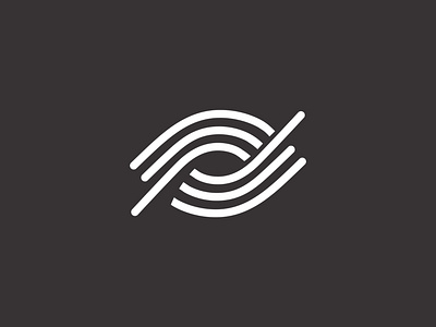 Scarred eye symbol branding design drop shadow eye flat graphic identity lines logo logo mark minimal simple symbol vector