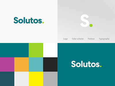 Solutos re-design branding clean identity logo logotype redesign sans sans serif simple simplified