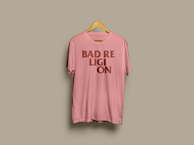 Bad Religion T-shirt badreligion band t shirt fanart graphic design postpunk punk typography unofficial