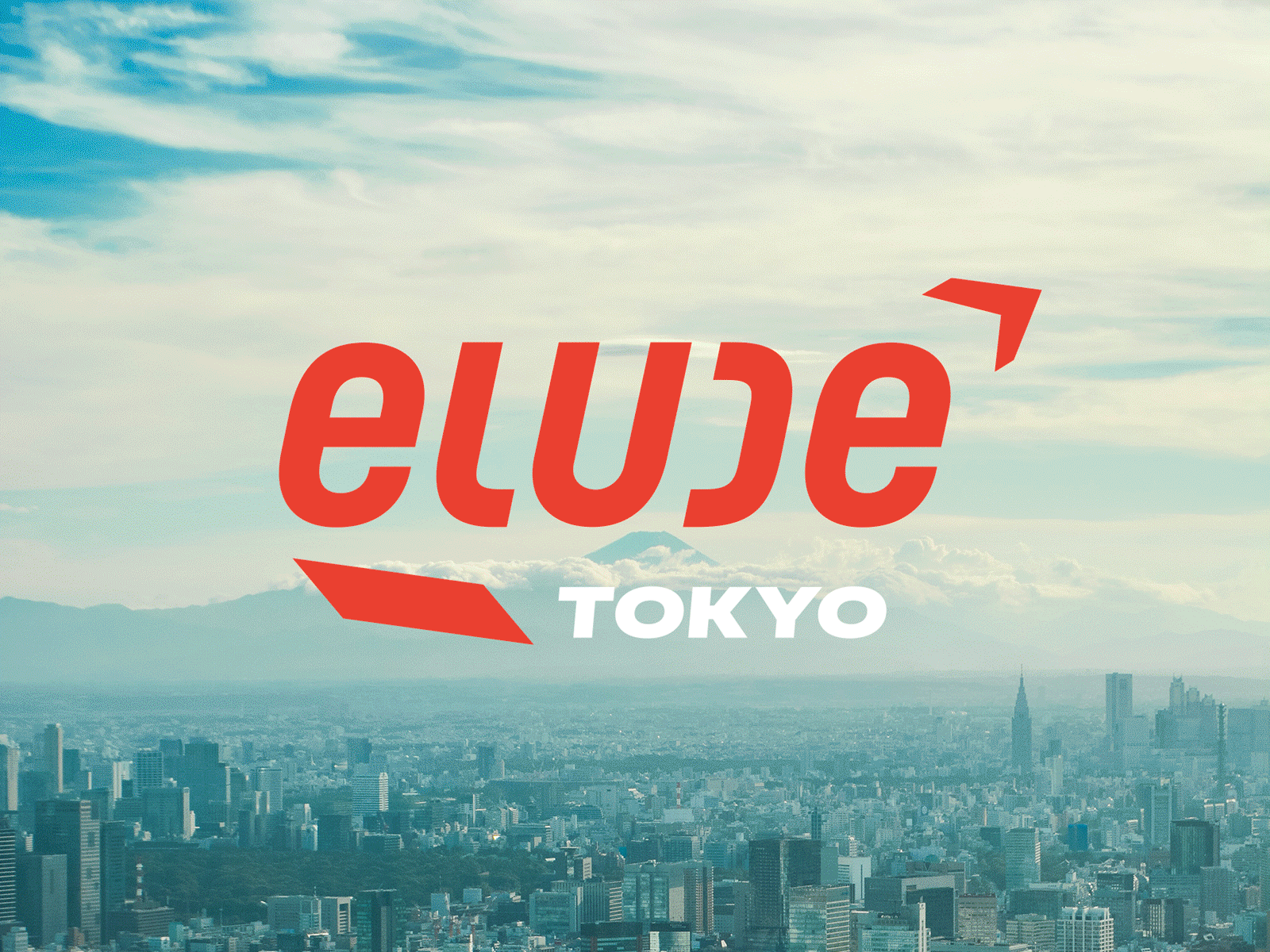 Elude Tokyo branding japan logo tokyo typography