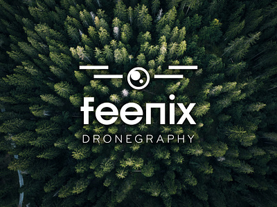 Drone photography business branding clean drone identity logo logo design simple video