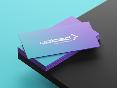 Upload logo branding design identity logo logotype simple typography ui vector