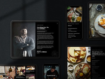 Recipe website design