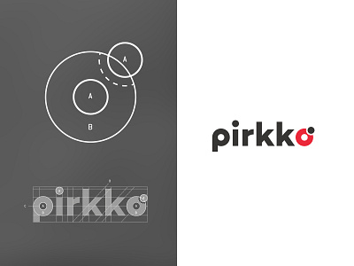 Pirkko° - A Ladybug inspired geometric logo