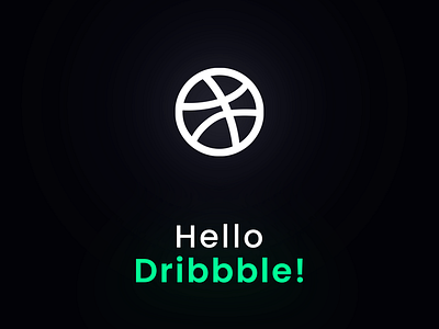 Hello Dribbble! design hello hello dribbble