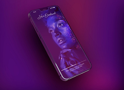 Splash Screen Design app design gradients loading screen mobile app mobile application mobile ui purple splashpage splashscreen ui uidesign women empowerment