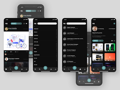 rtist App app design ui