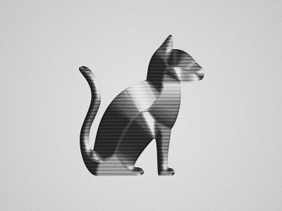 Oscat cat lines silver